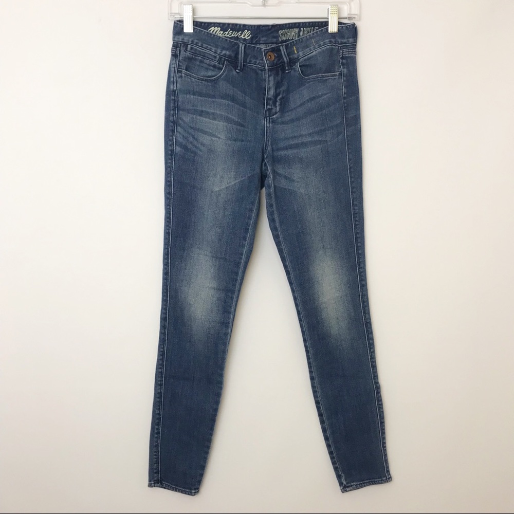 MADEWELL | Skinny Ankle Denim Blue Jeans 25